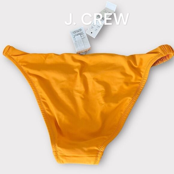 Orange J. Crew  bikini bottom size Small, NWT - Picture 2 of 6